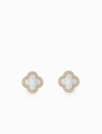 Clover Clip On Earrings
