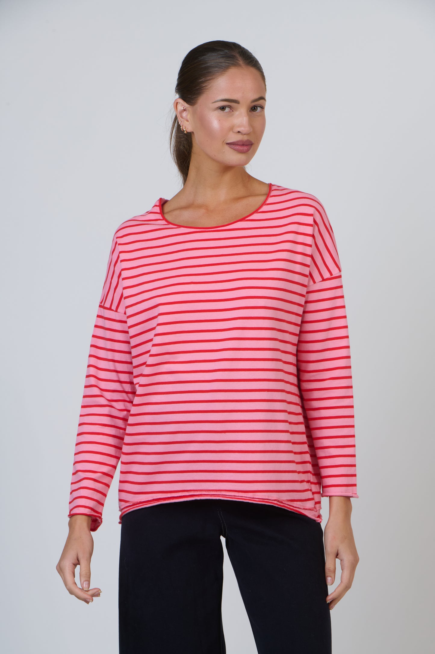 Stripe Long Sleeve Tee