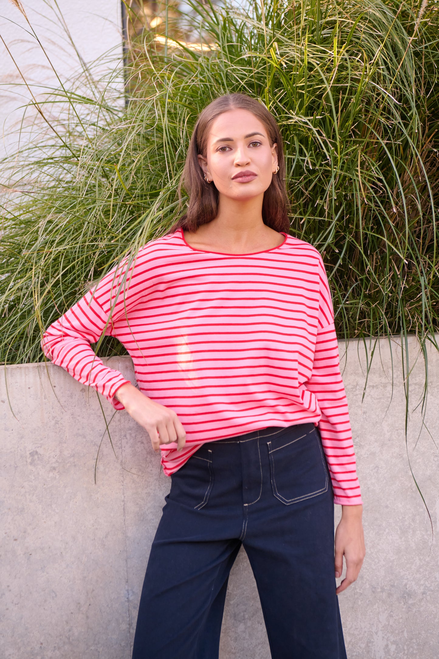 Stripe Long Sleeve Tee