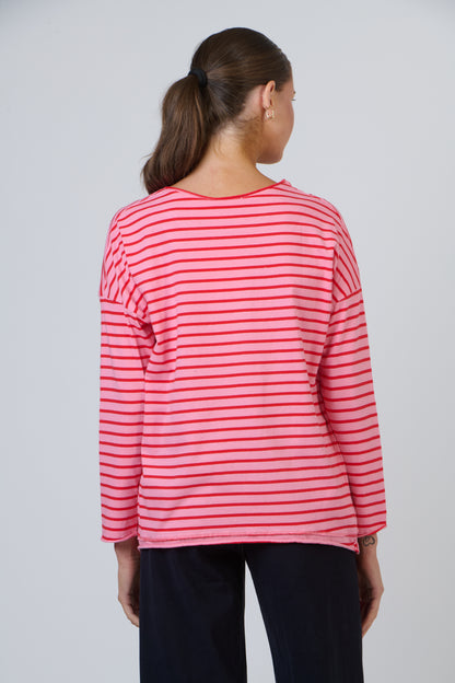 Stripe Long Sleeve Tee