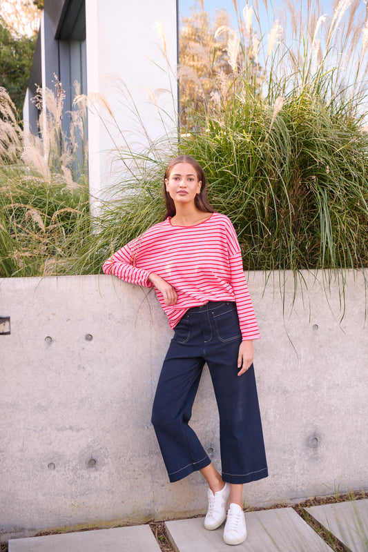 Stripe Long Sleeve Tee