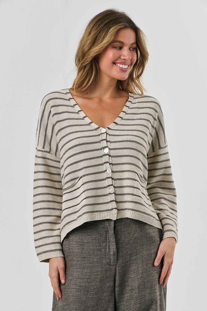 Stripe Cardigan