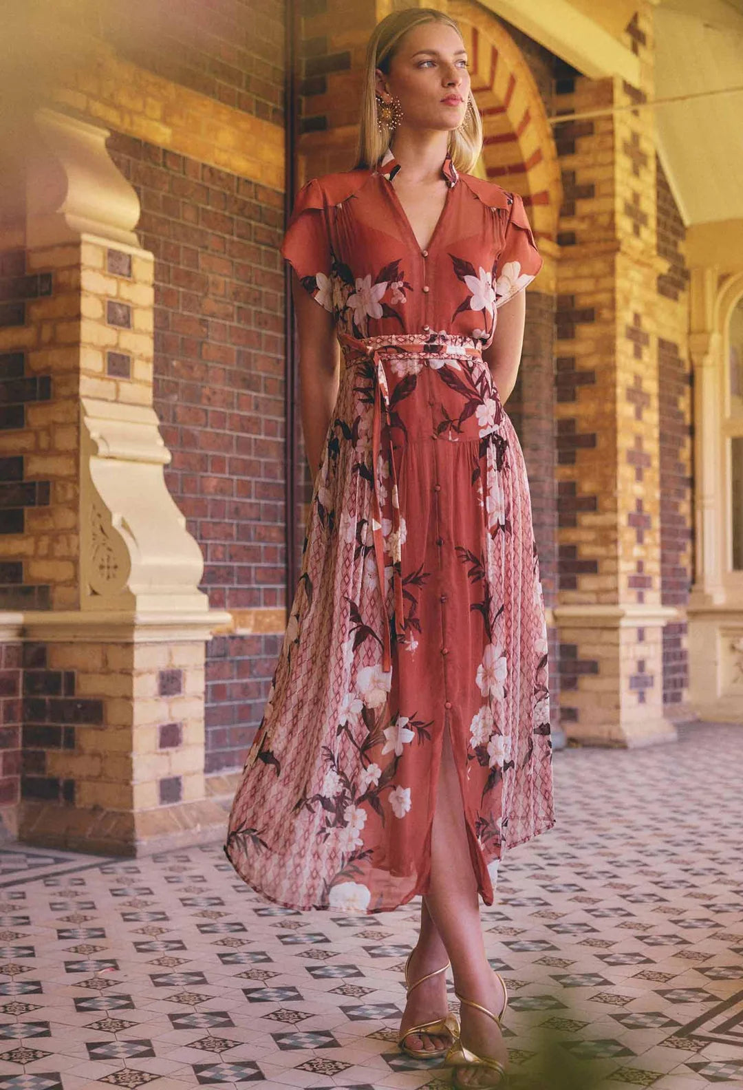 Perla Print Dress