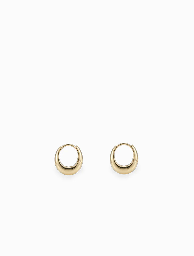 Oval Hoop Earrings