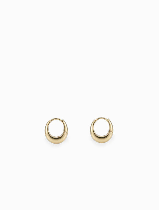 Oval Hoop Earrings