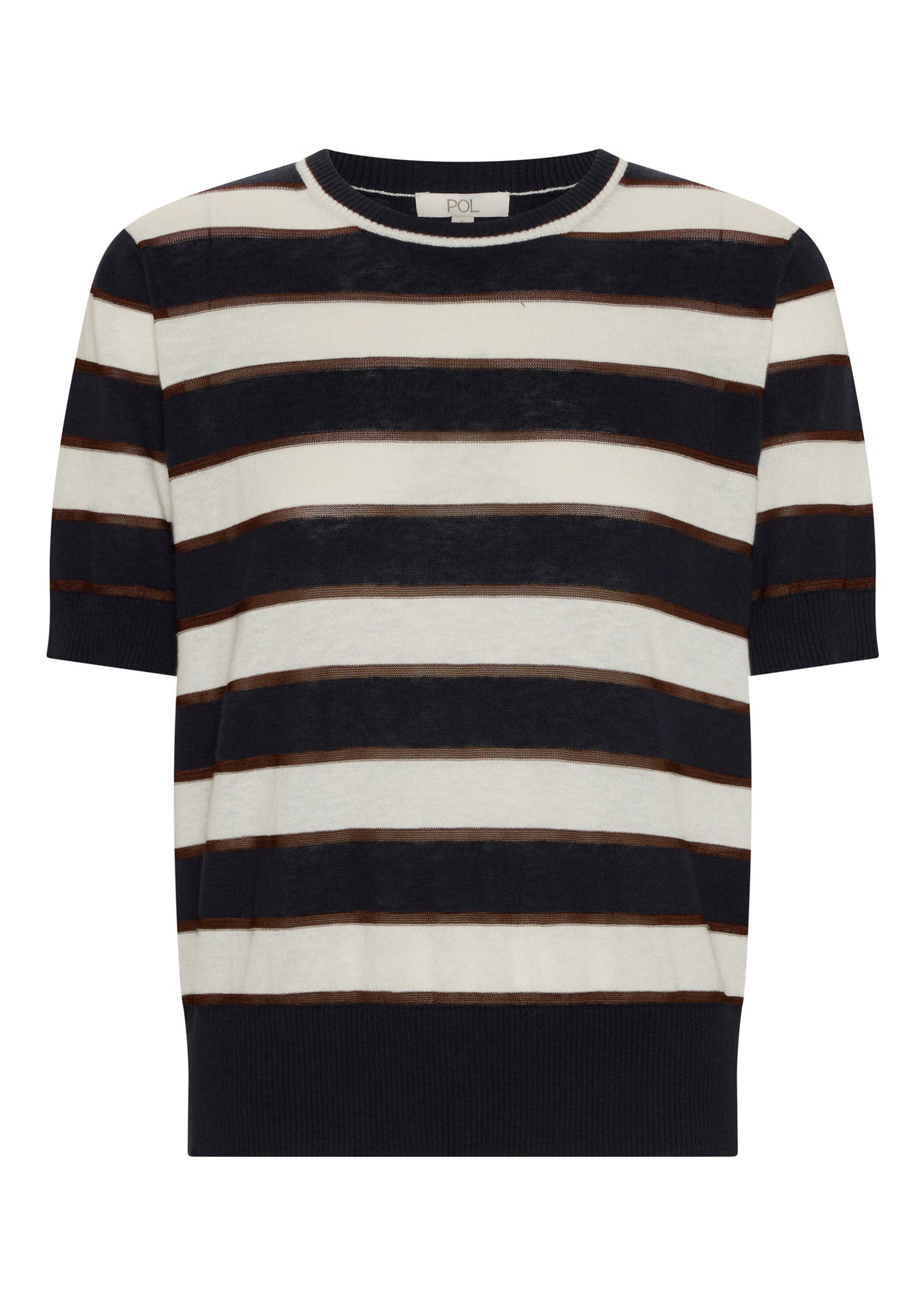 Darcey Stripe Knit Tee