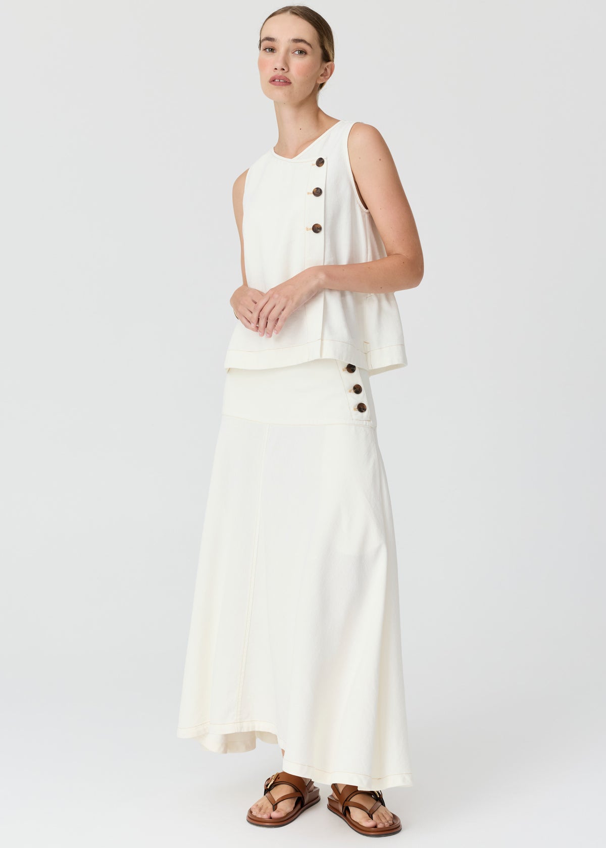 Anise Button Tank