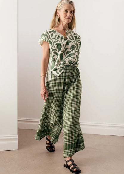 Botanica Top Contrast Back