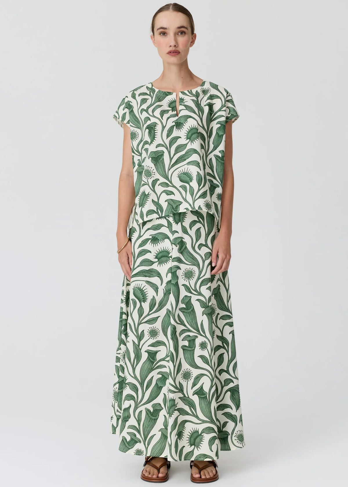 Botanica Top Contrast Back