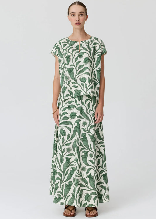 Botanica Top Contrast Back