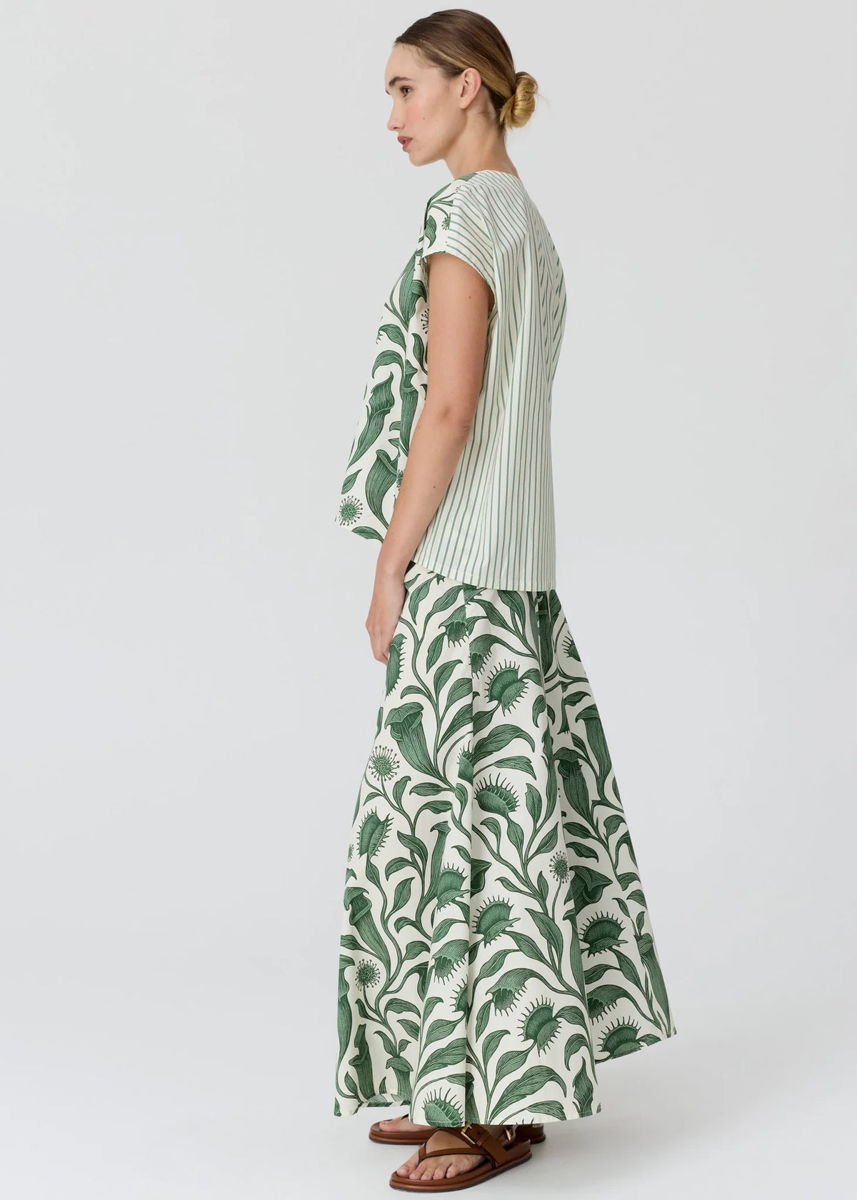 Botanica Top Contrast Back