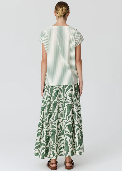 Botanica Top Contrast Back