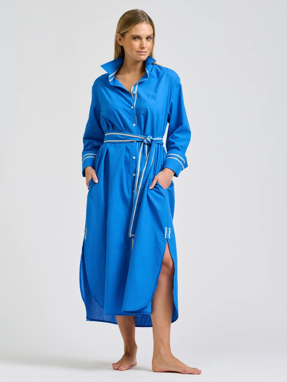 Pia Longline Shirtdress