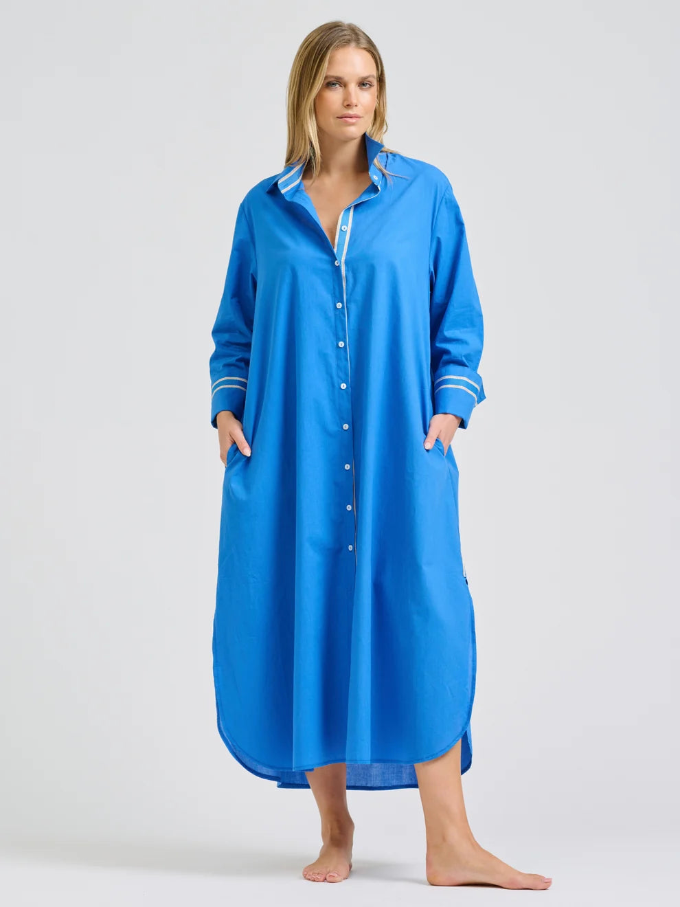 Pia Longline Shirtdress