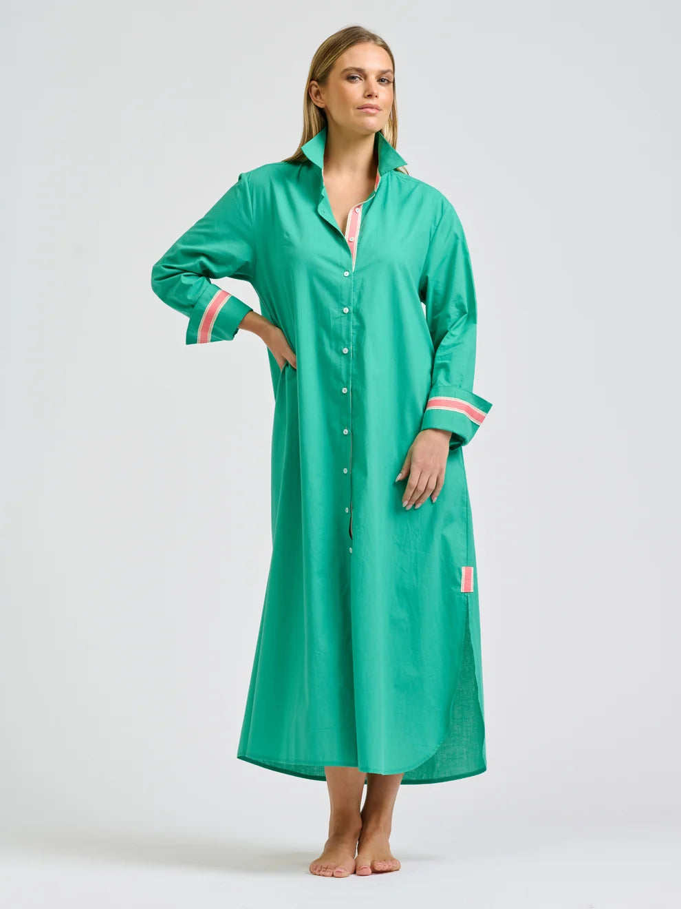 Pia Longline Shirtdress