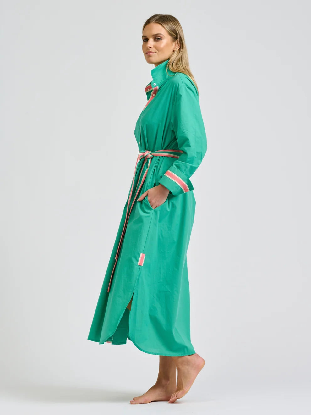 Pia Longline Shirtdress
