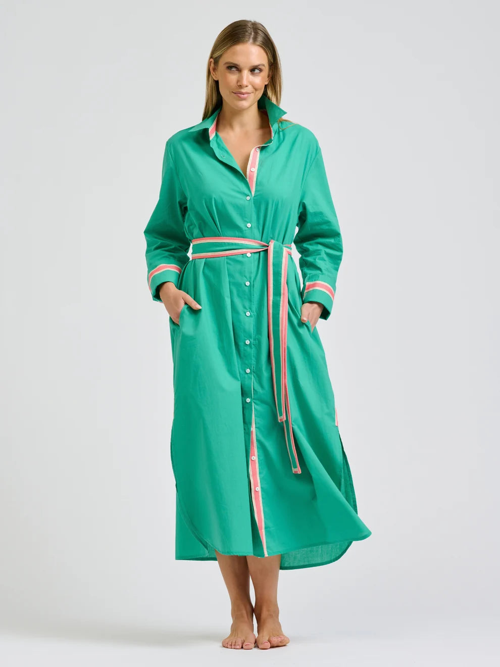 Pia Longline Shirtdress