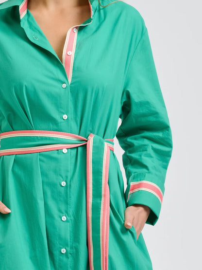 Pia Longline Shirtdress