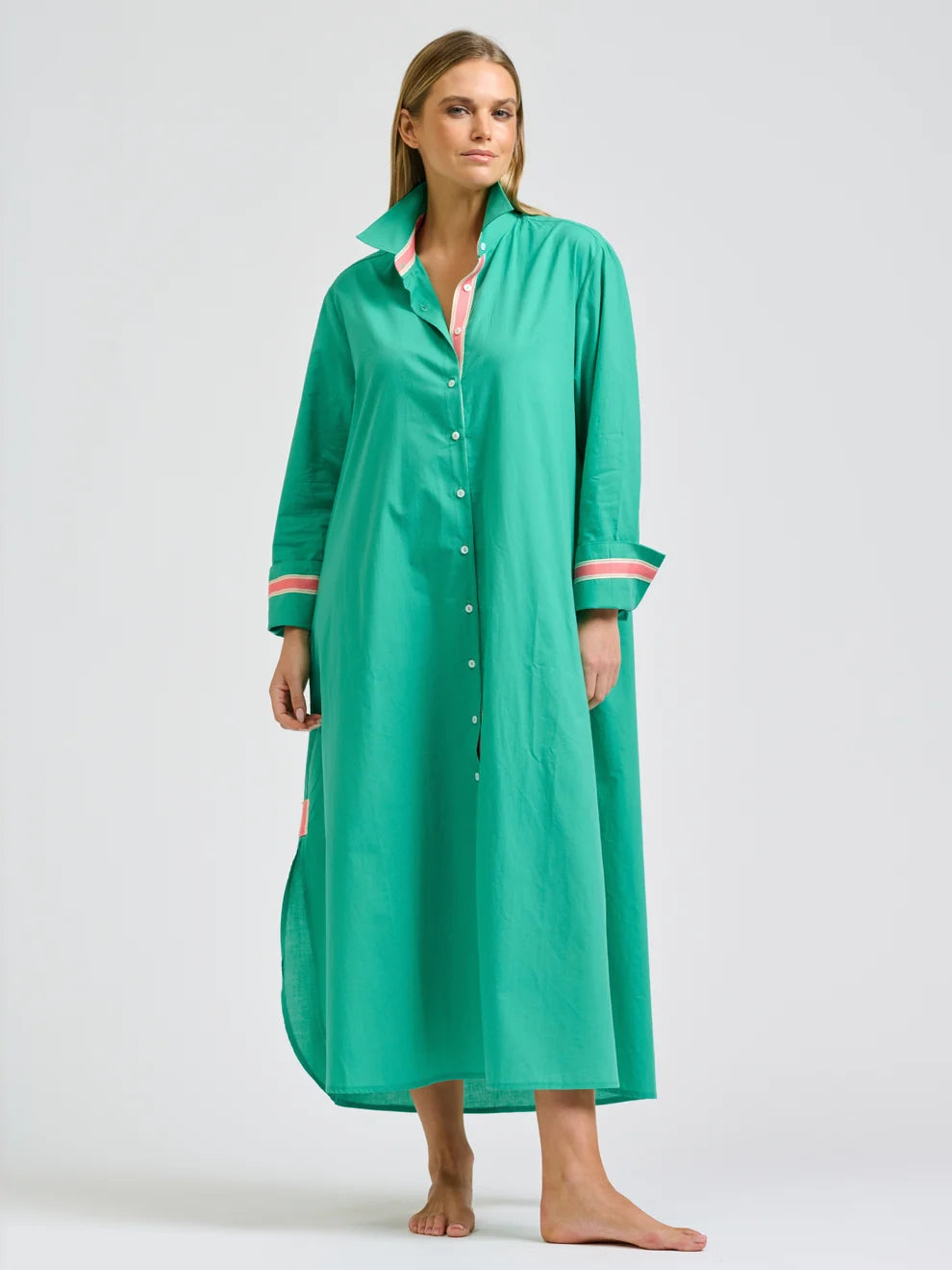 Pia Longline Shirtdress