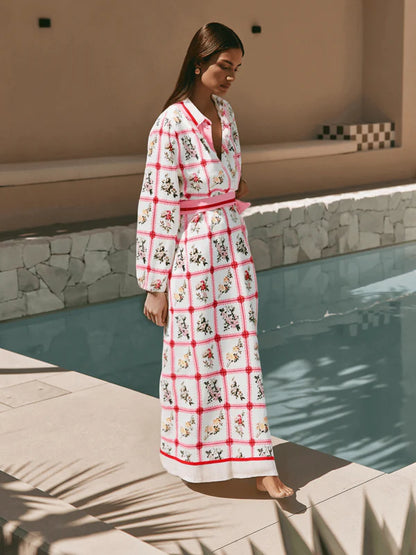 Flower Print Dress