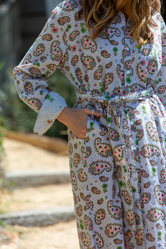 Duncan Paisley Shirtdress