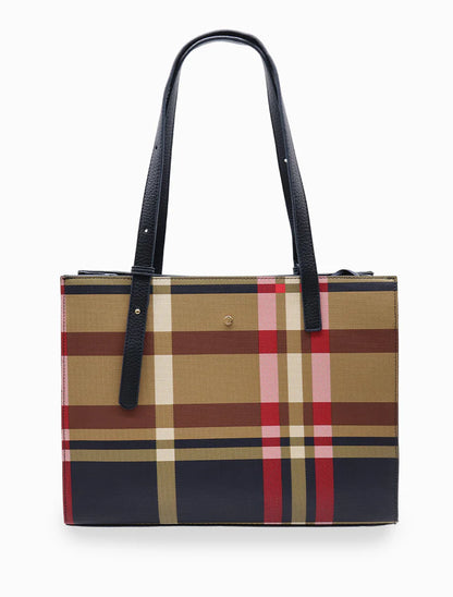 Sutton Check Tote