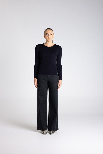 Crew Neck Merino Top