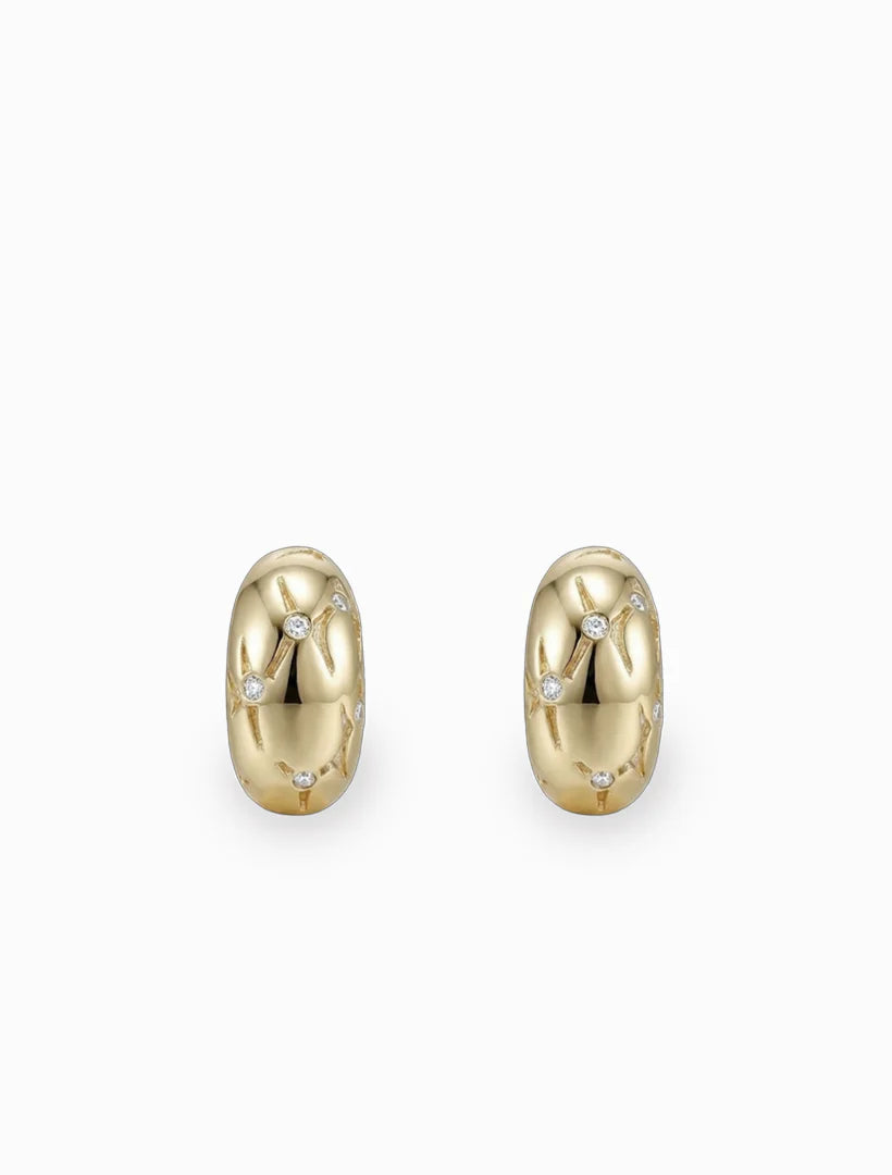 Tiny CZ Hoops