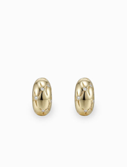 Tiny CZ Hoops