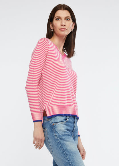 Essential Stripe V Knit