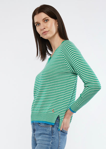 Essential Stripe V Knit