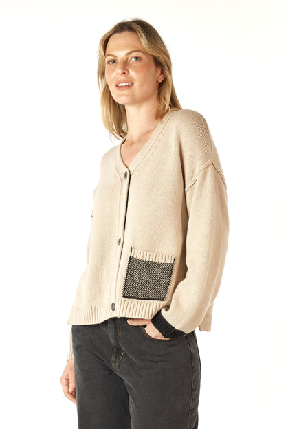 Birdseye Pocket Cardi
