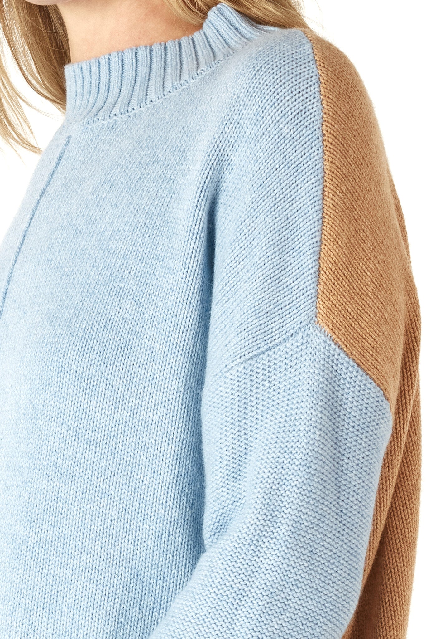 Colour Block Trim Jumper