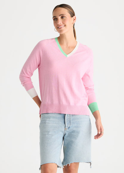 V Accent Knit