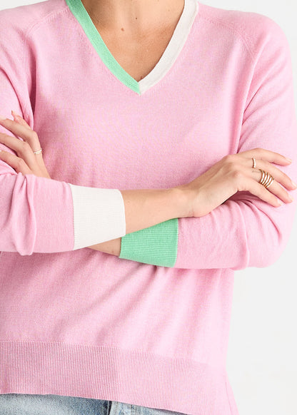 V Accent Knit