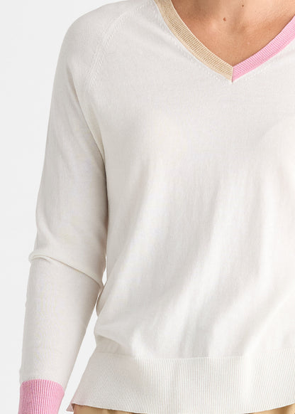 V Accent Knit