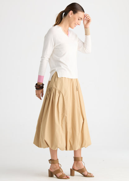 V Accent Knit