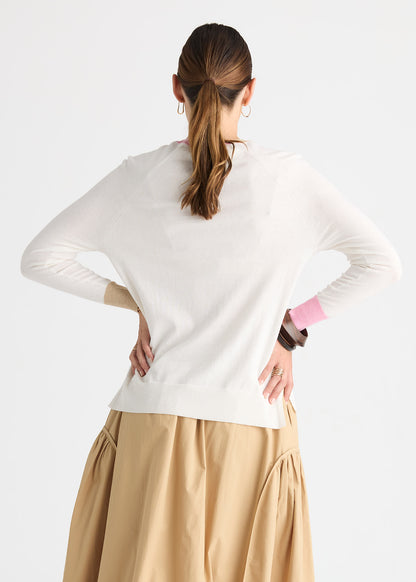 V Accent Knit