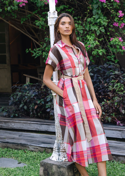 Checked Dress