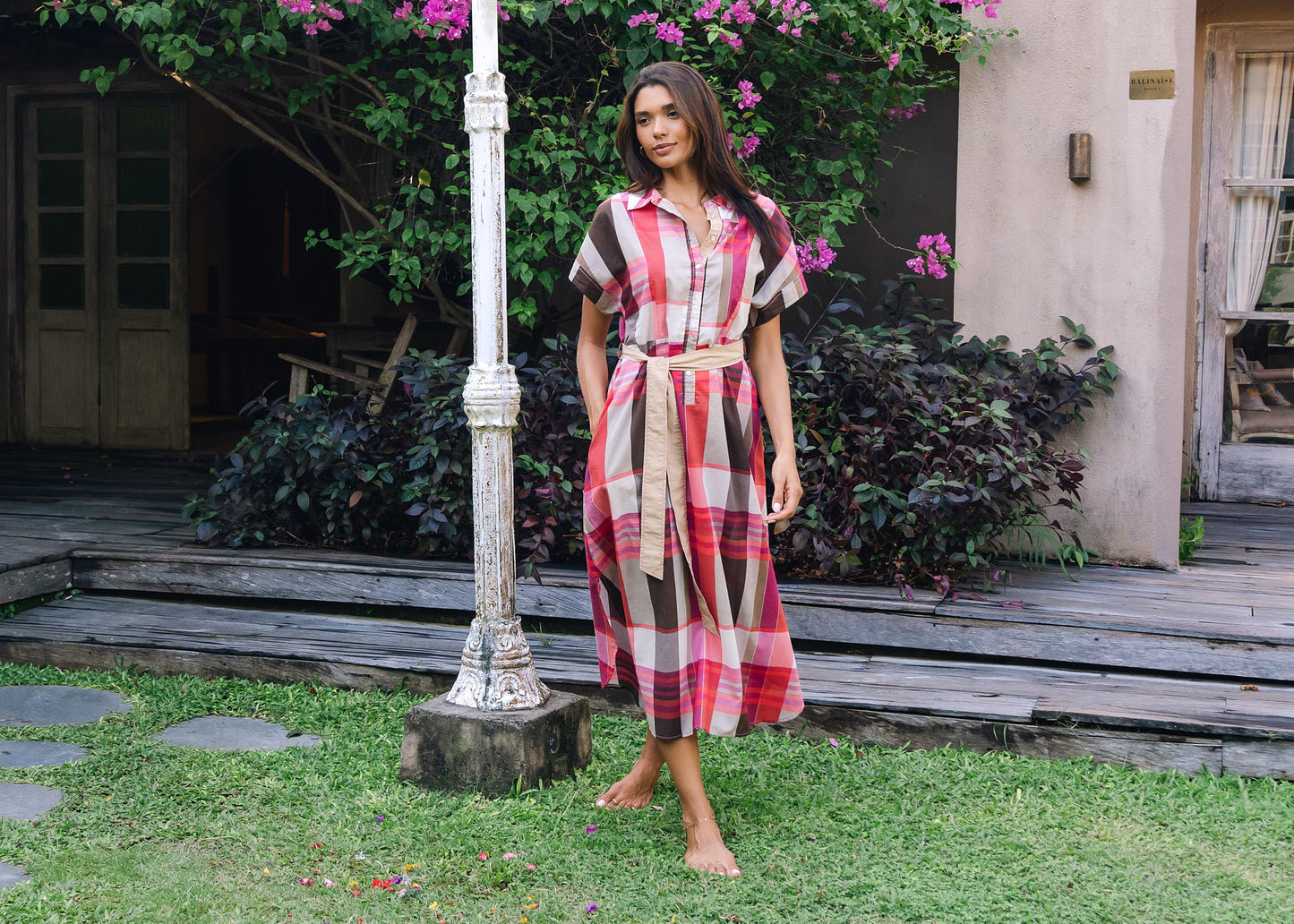 Checked Dress