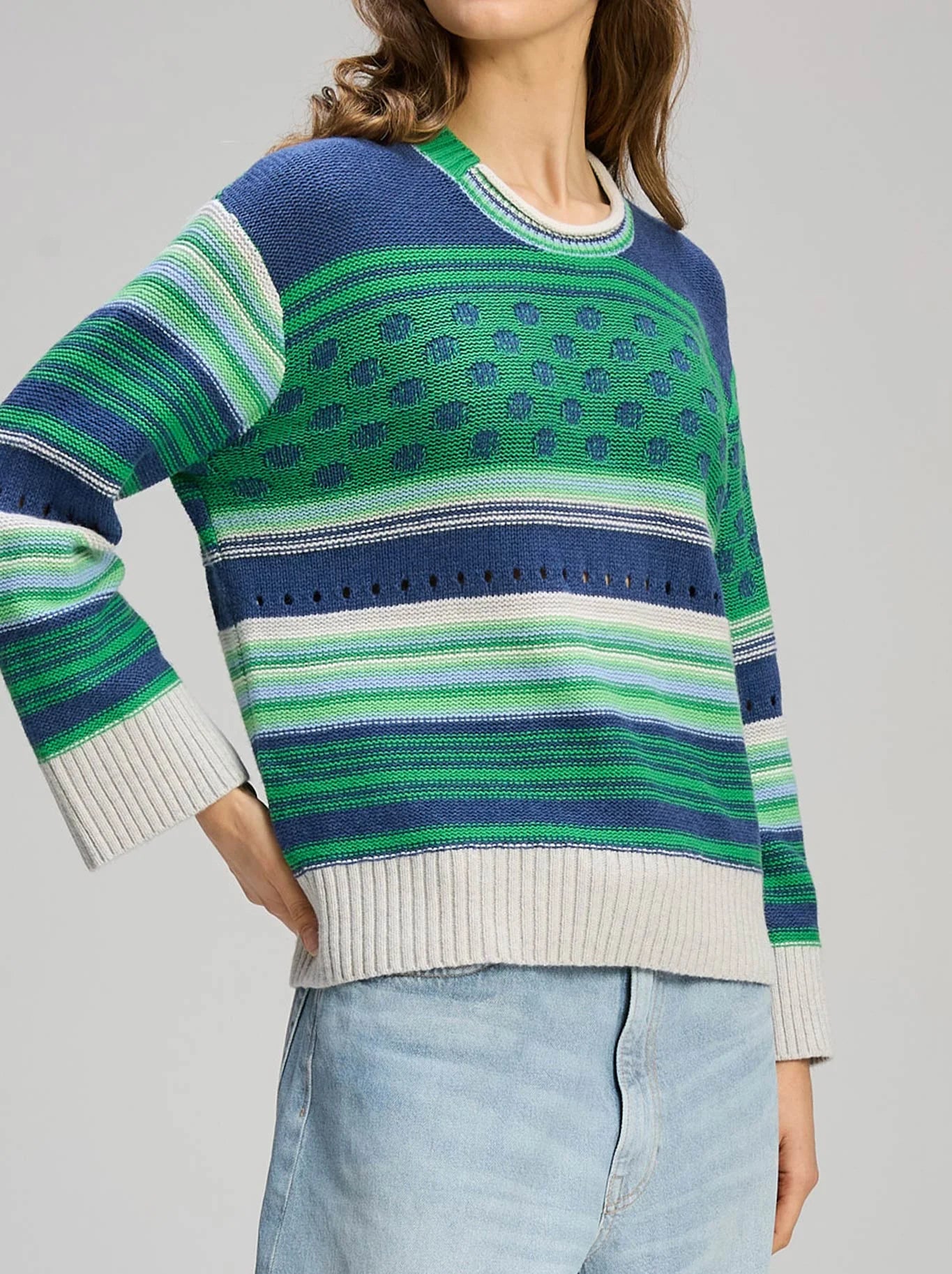 Stripe Pop Jumper