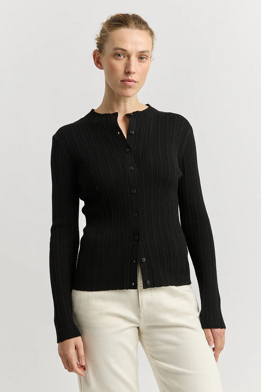 Variegated Rib Cardigan
