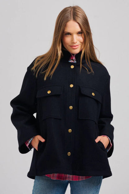 Allegra Relaxed Wool Blend Jacket