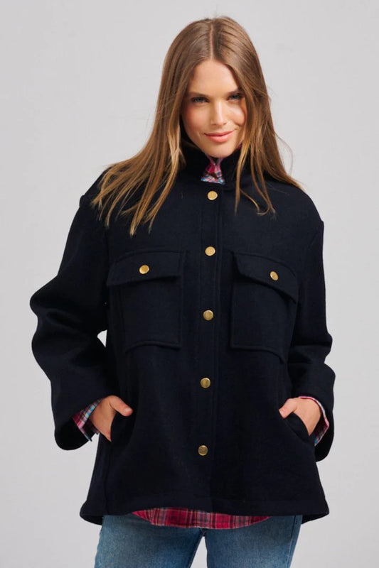 Allegra Relaxed Wool Blend Jacket