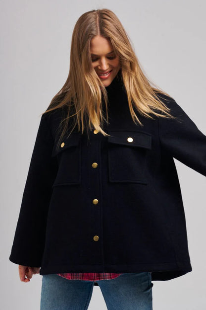 Allegra Relaxed Wool Blend Jacket