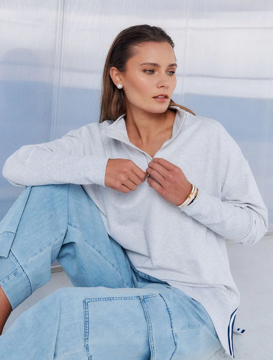 Alysha Zip Through Sweatshirt