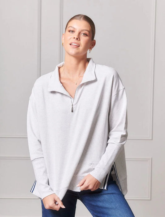 Alysha Zip Through Sweatshirt