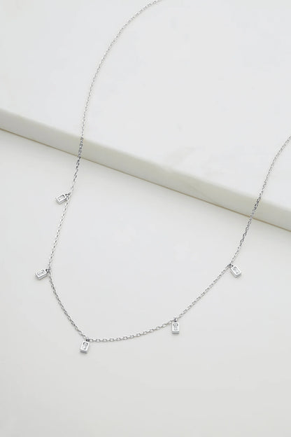 Baguette mini necklace