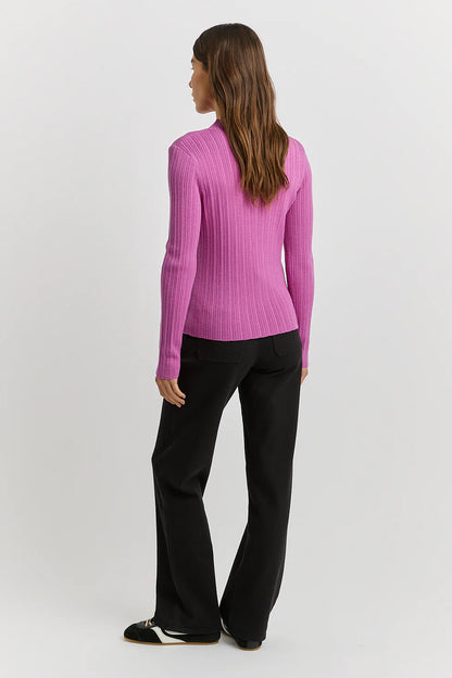 Variegated Rib Cardigan