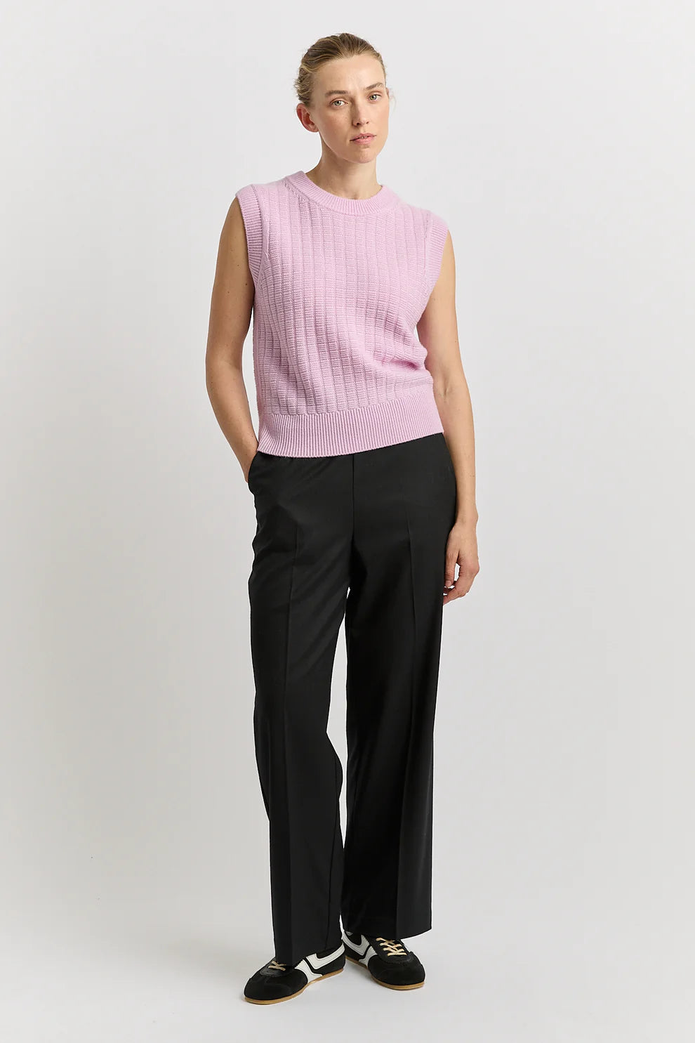 Grid Knit Vest